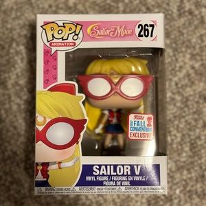 Pop! Animation Sailor Moon Vinyl Figure Sailor V #267 Fall Convention Exclusive